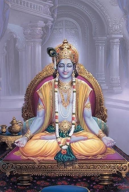 Krishna in meditation